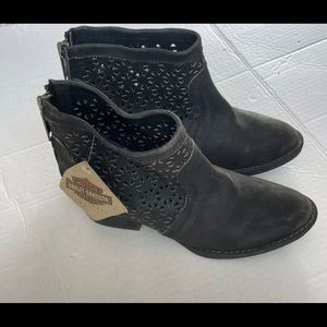 Harley-Davidson Women's Black Ankle Boots